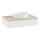 V&B Waschtischunterschrank ohne Frontstruktur Antao 80x19x50cm, WBP-farbe botti., wh. m Lac-3