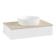 V&B Waschtischunterschrank ohne Frontstruktur Antao 80x19x50cm, WBP-farbe botti., wh. m Lac-3