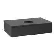 V&B Waschtischunterschrank ohne Frontstruktur Antao 80x19x50cm, WBP-farbe Lac, bla m lacquer-3