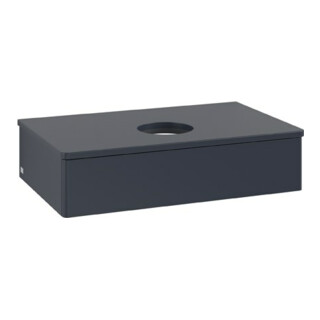 V&B Waschtischunterschrank ohne Frontstruktur Antao 80x19x50cm, WBP-farbe Lac, md bl. m Lac