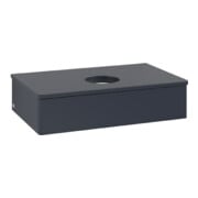 V&B Waschtischunterschrank ohne Frontstruktur Antao 80x19x50cm, WBP-farbe Lac, md bl. m Lac