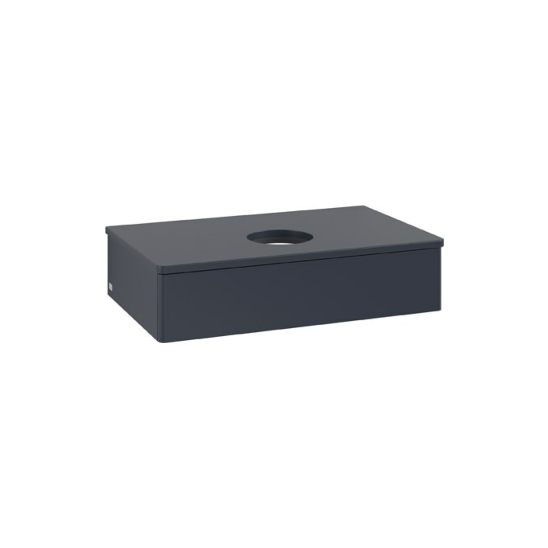 V&B Waschtischunterschrank ohne Frontstruktur Antao 80x19x50cm, WBP-farbe Lac, md bl. m Lac