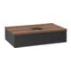 V&B Waschtischunterschrank ohne Frontstruktur Antao 80x19x50cm, WBP-farbe w. wal, bla m Lac-1