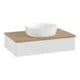 V&B Waschtischunterschrank ohne Frontstruktur Antao 80x19x50cm, WBP hon. Oa, glo wh. Lac-1