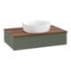 V&B Waschtischunterschrank ohne Frontstruktur Antao 80x19x50cm, WBP w. wal, lea gre. m Lac-4