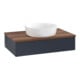 V&B Waschtischunterschrank ohne Frontstruktur Antao 80x19x50cm, WBP w. wal, md bl. m Lac-3