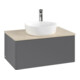V&B Waschtischunterschrank ohne Frontstruktur Antao 80x36x50cm, HL, WBP botti., A m Lac