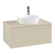 V&B Waschtischunterschrank ohne Frontstruktur Antao 80x36x50cm, HL, WBP botti., si Gr m Lac