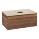 V&B Waschtischunterschrank ohne Frontstruktur Antao 80x36x50cm, HL, WBP-farbe botti., w. wal-1
