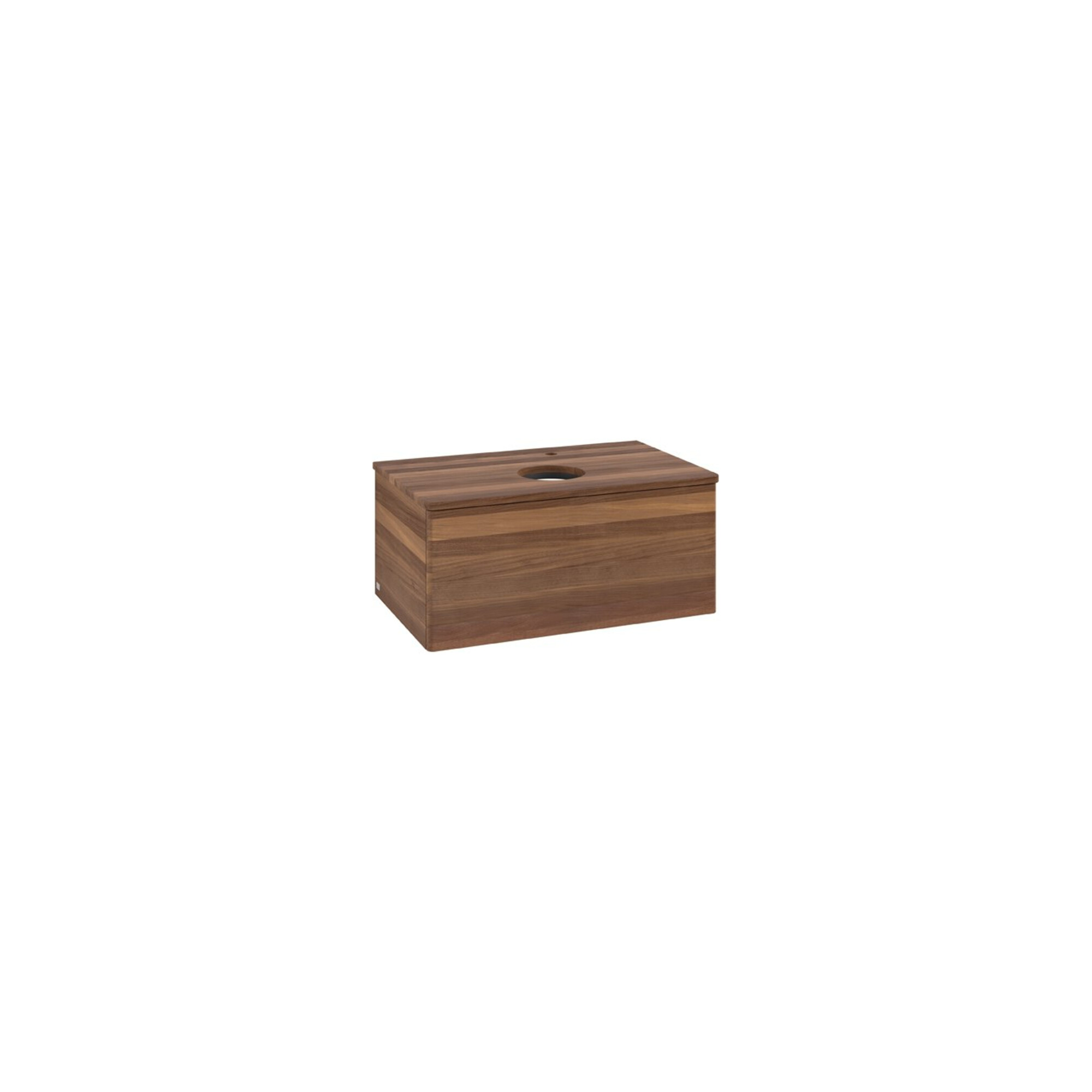 V&B Waschtischunterschrank ohne Frontstruktur Antao 80x36x50cm, HL, WBP-farbe w. wal, w. wal ; Villeroy & Boch