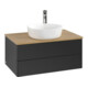 V&B Waschtischunterschrank ohne Frontstruktur Antao 80x36x50cm, HL, WBP hon. Oa, bla m Lac-1