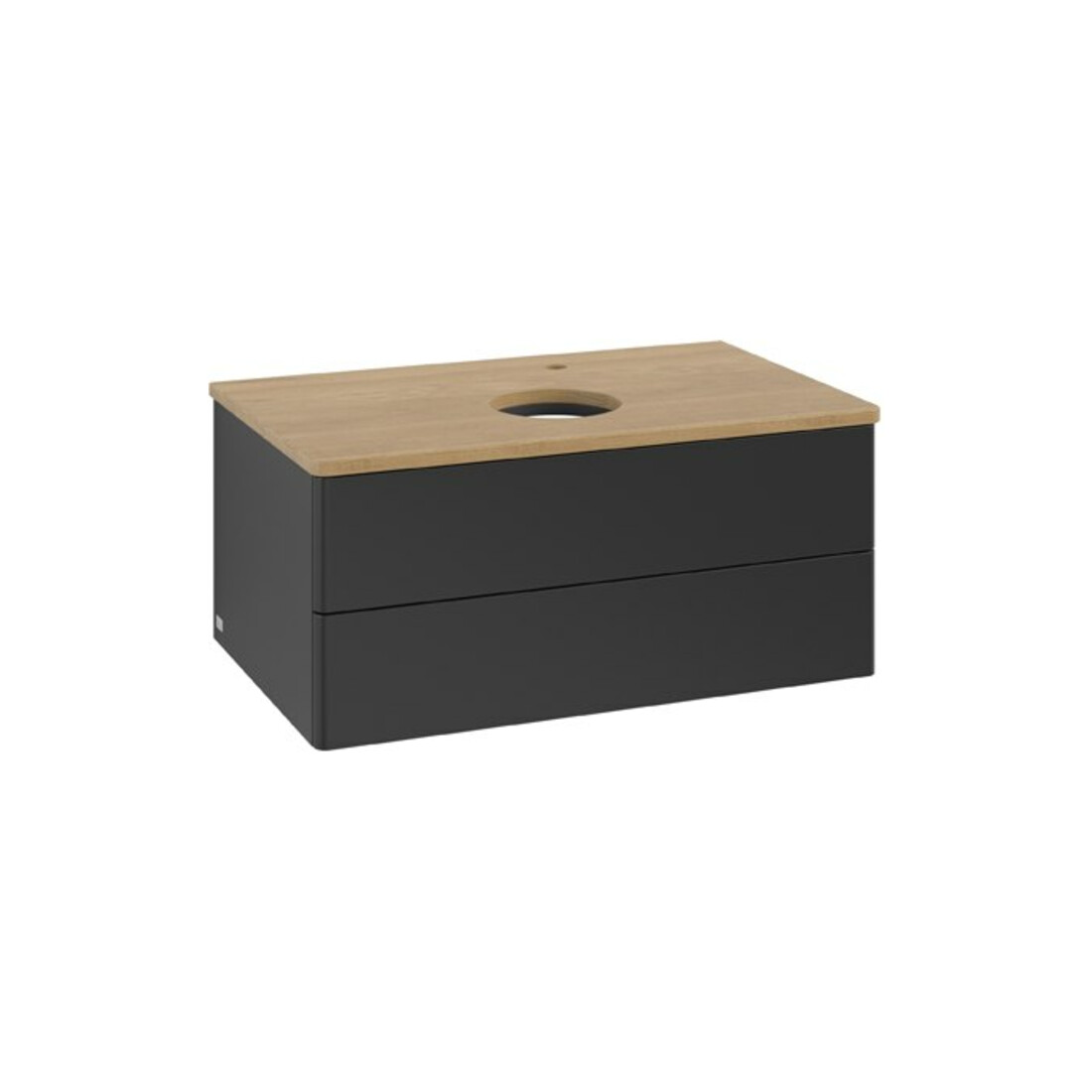 V&B Waschtischunterschrank ohne Frontstruktur Antao 80x36x50cm, HL, WBP hon. Oa, bla m Lac