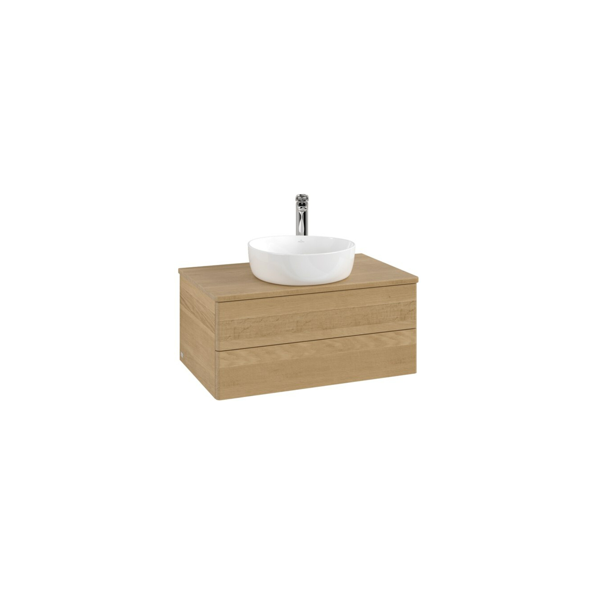 V&B Waschtischunterschrank ohne Frontstruktur Antao 80x36x50cm, HL, WBP hon. Oa, hon. Oa ; Villeroy & Boch