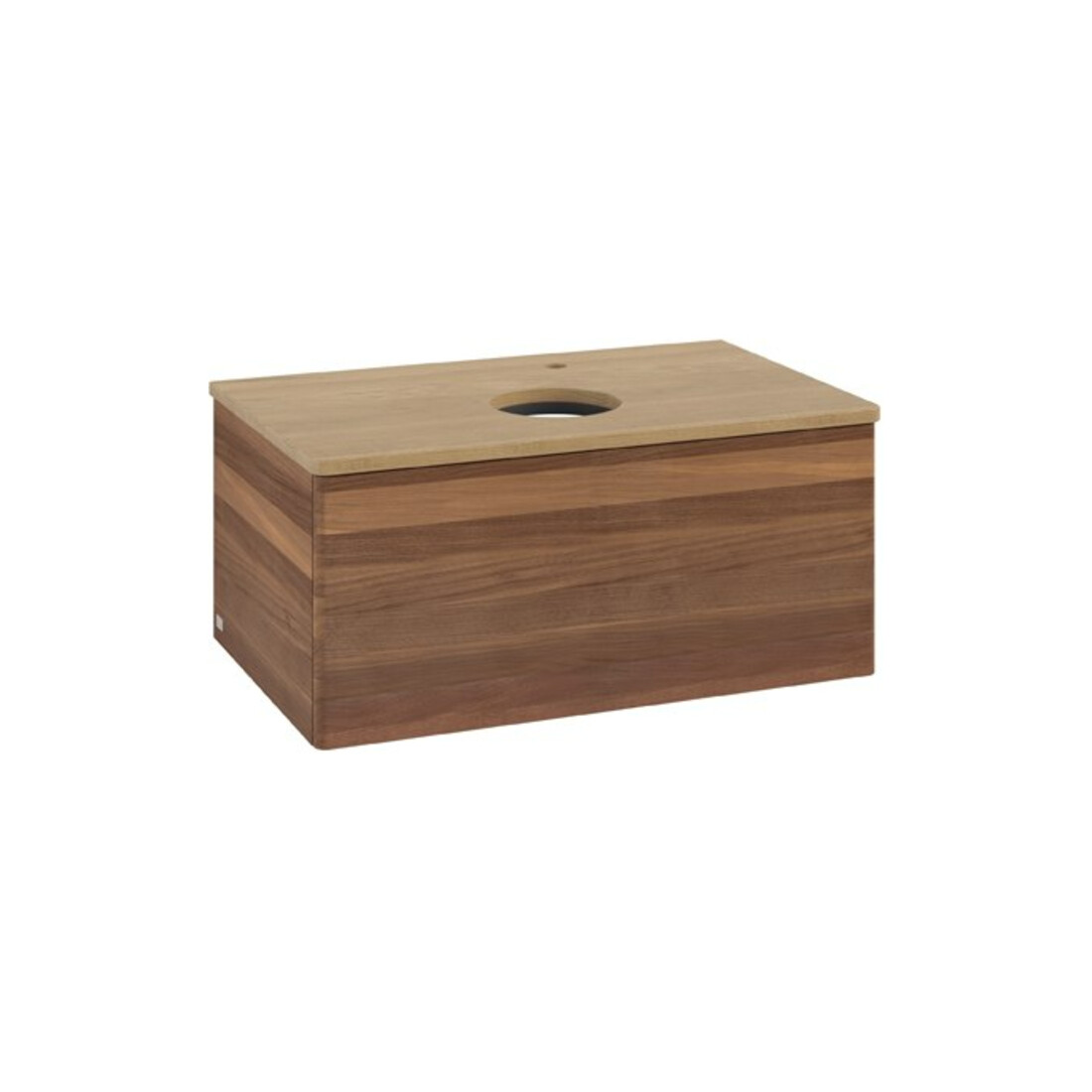 V&B Waschtischunterschrank ohne Frontstruktur Antao 80x36x50cm, HL, WBP hon. Oa, w. wal