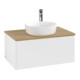 V&B Waschtischunterschrank ohne Frontstruktur Antao 80x36x50cm, HL, WBP hon. Oa, wh. m Lac-1