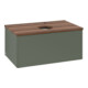 V&B Waschtischunterschrank ohne Frontstruktur Antao 80x36x50cm, HL, WBP w wa, lea gre. m Lac-1