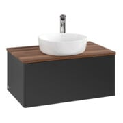 V&B Waschtischunterschrank ohne Frontstruktur Antao 80x36x50cm, HL, WBP w. wal, bla m Lac-3