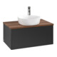 V&B Waschtischunterschrank ohne Frontstruktur Antao 80x36x50cm, HL, WBP w. wal, bla m Lac-4