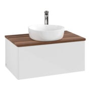 V&B Waschtischunterschrank ohne Frontstruktur Antao 80x36x50cm, HL, WBP w. wal, glo wh. Lac-3