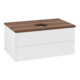 V&B Waschtischunterschrank ohne Frontstruktur Antao 80x36x50cm, HL, WBP w. wal, wh. m Lac-4
