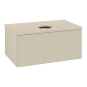 V&B Waschtischunterschrank ohne Frontstruktur Antao 80x36x50cm, WBP botti., si Gr m Lac