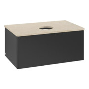 V&B Waschtischunterschrank ohne Frontstruktur Antao 80x36x50cm, WBP-farbe botti., bla m Lac