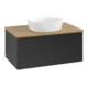 V&B Waschtischunterschrank ohne Frontstruktur Antao 80x36x50cm, WBP-farbe hon. Oa, bla m Lac-1