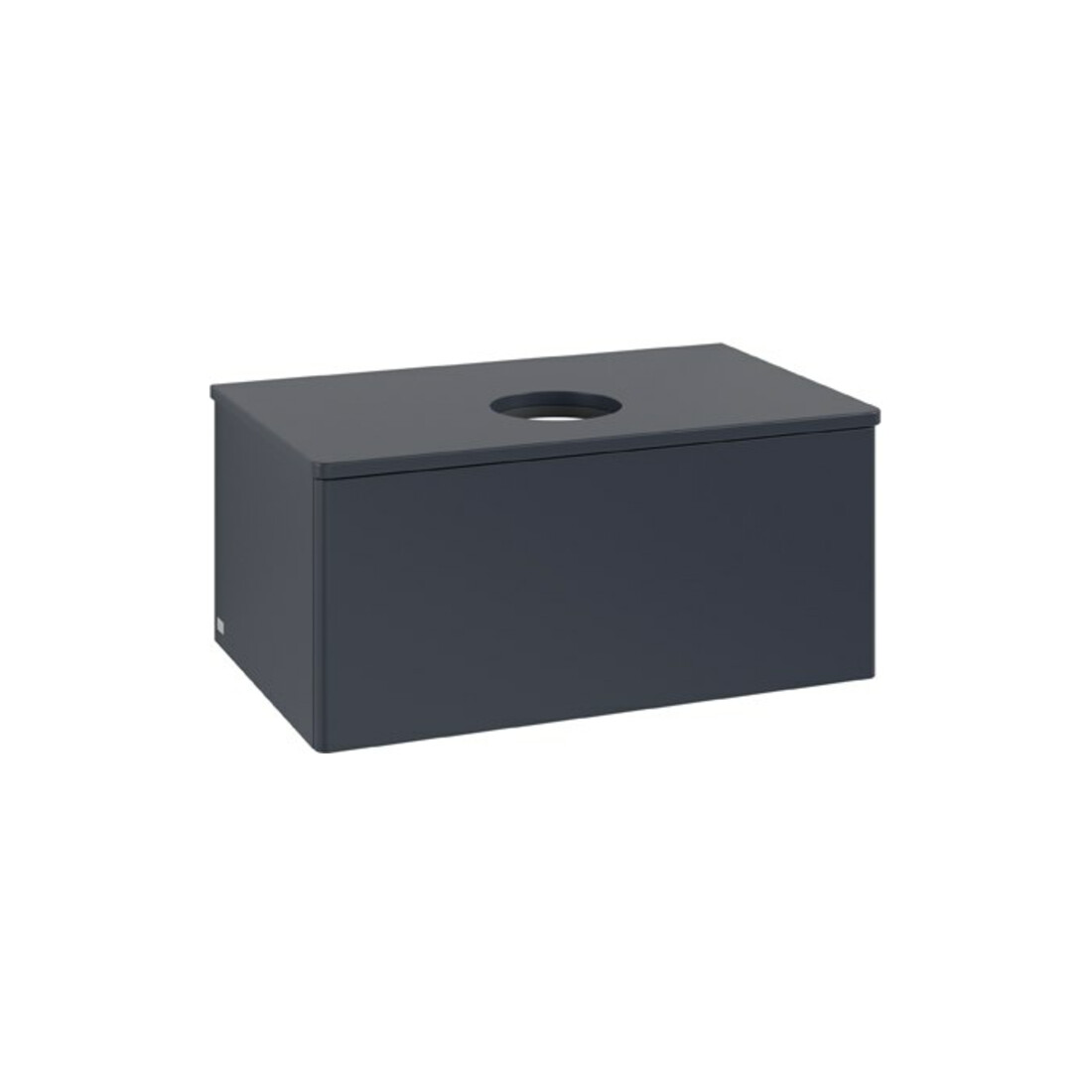 V&B Waschtischunterschrank ohne Frontstruktur Antao 80x36x50cm, WBP-farbe Lac, md bl. m Lac