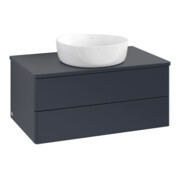 V&B Waschtischunterschrank ohne Frontstruktur Antao 80x36x50cm, WBP-farbe Lac, md bl. m Lac