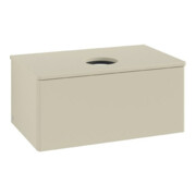 V&B Waschtischunterschrank ohne Frontstruktur Antao 80x36x50cm, WBP-farbe Lac, si Gr m Lac