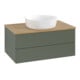 V&B Waschtischunterschrank ohne Frontstruktur Antao 80x36x50cm, WBP hon. Oa, lea gre. m Lac-3