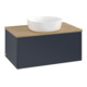 V&B Waschtischunterschrank ohne Frontstruktur Antao 80x36x50cm, WBP hon. Oa, md bl. m Lac-1