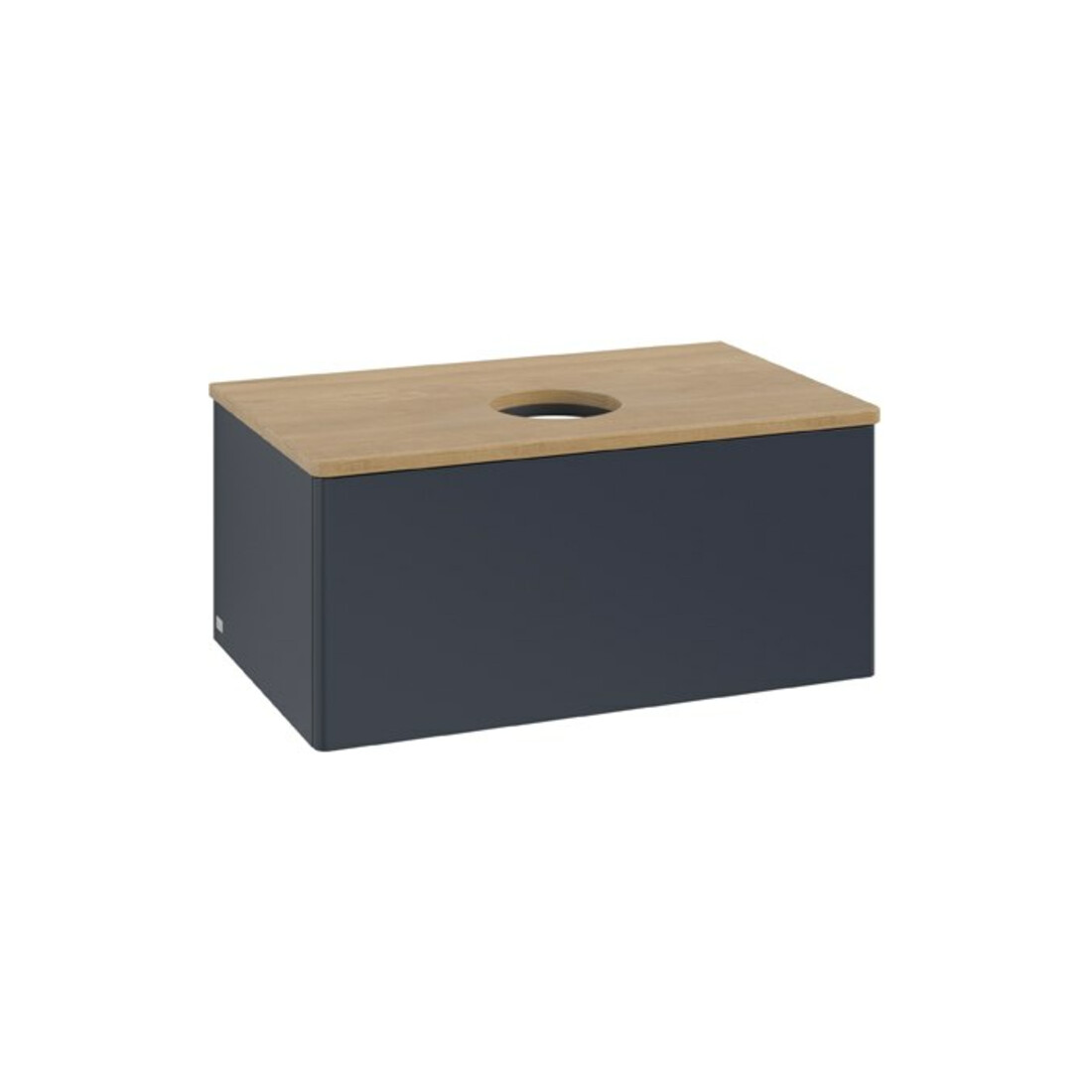 V&B Waschtischunterschrank ohne Frontstruktur Antao 80x36x50cm, WBP hon. Oa, md bl. m Lac