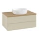 V&B Waschtischunterschrank ohne Frontstruktur Antao 80x36x50cm, WBP hon. Oa, si Gr m Lac-1
