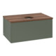V&B Waschtischunterschrank ohne Frontstruktur Antao 80x36x50cm, WBP w. wal, lea gre. m Lac-3