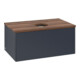 V&B Waschtischunterschrank ohne Frontstruktur Antao 80x36x50cm, WBP w. wal, md bl. m Lac-1