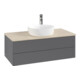 V&B Waschtischunterschrank ohne Frontstruktur -Beleuchtung Antao 100x36x50cm, HL, WBP botti., A m Lac-1