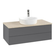 V&B Waschtischunterschrank ohne Frontstruktur -Beleuchtung Antao 100x36x50cm, HL, WBP botti., A m Lac