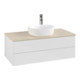 V&B Waschtischunterschrank ohne Frontstruktur -Beleuchtung Antao 100x36x50cm, HL, WBP botti., glo wh. Lac-3