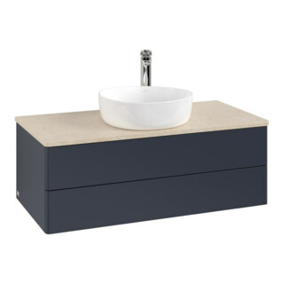V&B Waschtischunterschrank ohne Frontstruktur -Beleuchtung Antao 100x36x50cm, HL, WBP botti., md b m Lac