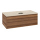 V&B Waschtischunterschrank ohne Frontstruktur -Beleuchtung Antao 100x36x50cm, HL, WBP botti., w. wal-1