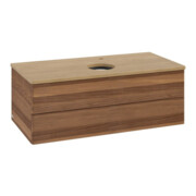 V&B Waschtischunterschrank ohne Frontstruktur -Beleuchtung Antao 100x36x50cm, HL, WBP hon. Oa, w. wal