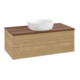 V&B Waschtischunterschrank ohne Frontstruktur -Beleuchtung Antao 100x36x50cm, WBP-farbe w. wal, honey oak-1