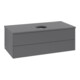 V&B Waschtischunterschrank ohne Frontstruktur -Beleuchtung Antao 100x36x50cm, WBP Lac, Anthrac. m Lac-1