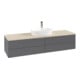 V&B Waschtischunterschrank ohne Frontstruktur -Beleuchtung Antao 160x50cm, HL, WBP botti., Anthrac. m Lac-1