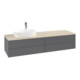 V&B Waschtischunterschrank ohne Frontstruktur -Beleuchtung Antao 160x50cm, HL, WBP botti., Anthrac. m Lac-1