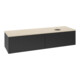 V&B Waschtischunterschrank ohne Frontstruktur -Beleuchtung Antao 160x50cm, HL, WBP botti., bla m Lac-1