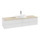 V&B Waschtischunterschrank ohne Frontstruktur -Beleuchtung Antao 160x50cm, HL, WBP botti., glo wh. Lac-4