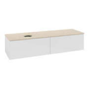 V&B Waschtischunterschrank ohne Frontstruktur -Beleuchtung Antao 160x50cm, HL, WBP botti., glo wh. Lac-3