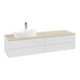 V&B Waschtischunterschrank ohne Frontstruktur -Beleuchtung Antao 160x50cm, HL, WBP botti., glo wh. Lac-3